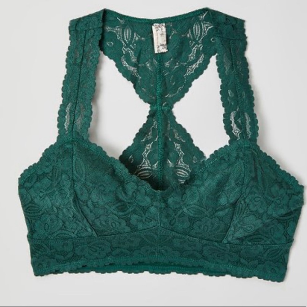 Free People Galloon Lace Racerback Bralette XS